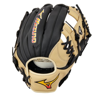 Mizuno Franchise 115 Infield Baseball Glove Full Grain Leather Black Tan