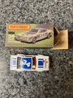 Matchbox 1980 Chevy Pro Stocker No. 34 White/Blue Lesney Vintage with Box