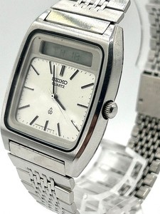 Yahoo!オークション - SEIKO QZ CHRONOGRAPH H127-5000 ハイブリッド 