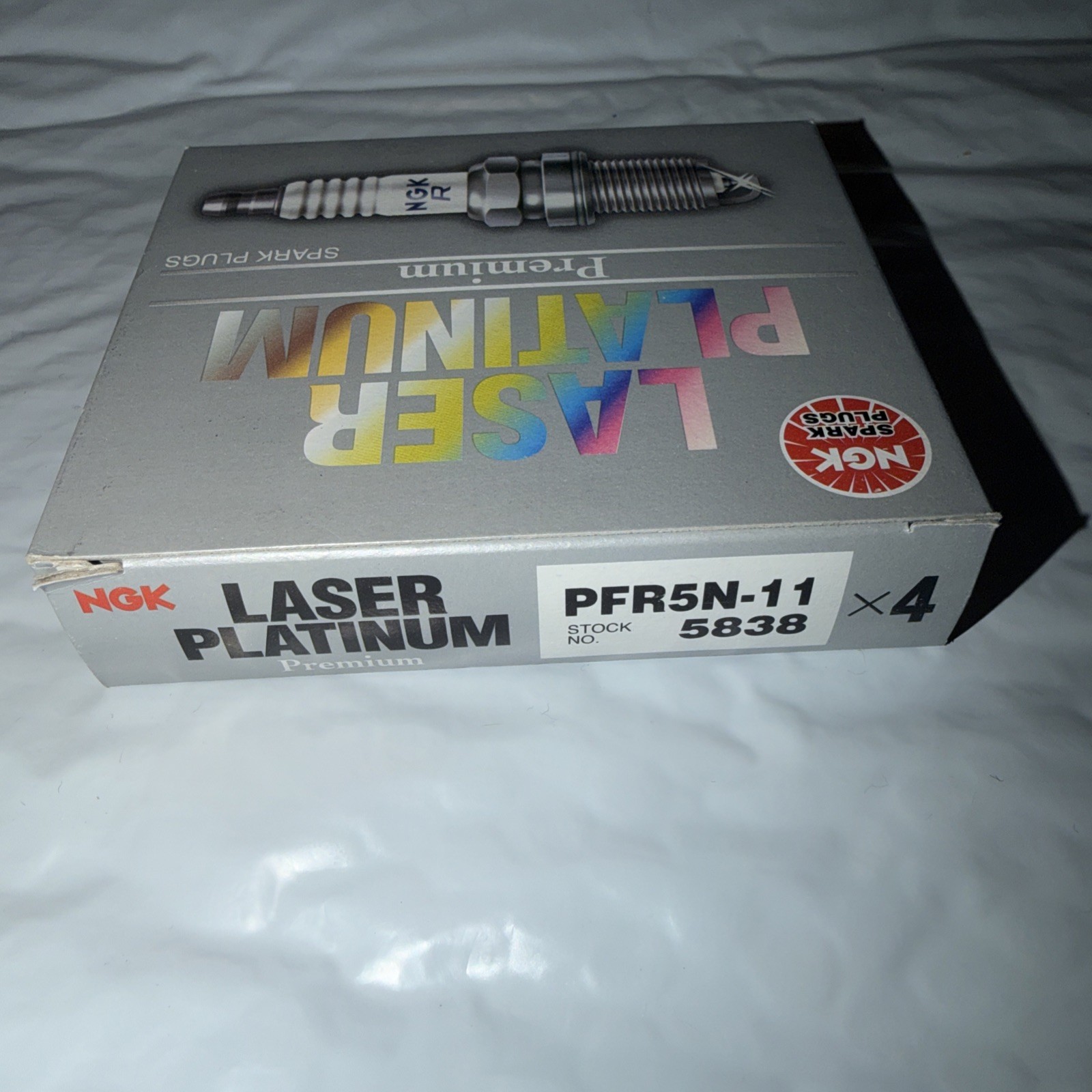 New Set of 4 NGK Laser Platinum Plug Spark Plugs 5838 PFR5N-11 5838 PFR5N11 Kia