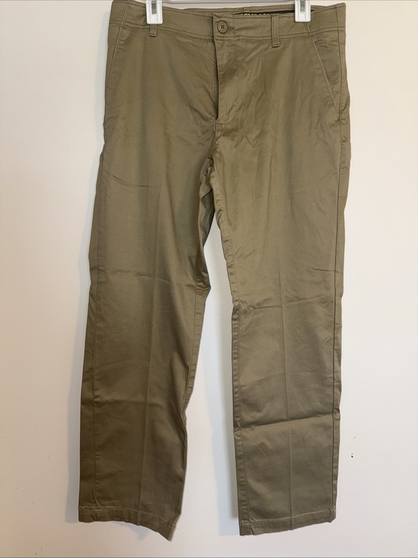 Lee Mens 33X30 Pants Extreme Comfort Tan Straight Fit Chino
