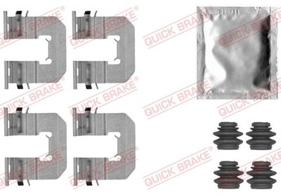 QUICK BRAKE Zubehörsatz Scheibenbremsbelag 109-1856 für SANTA KIA SORENTO FÉ 2 3