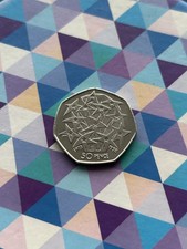 Uk 50p Coin EU 1973-1998 Fifty Pence Coin 1998