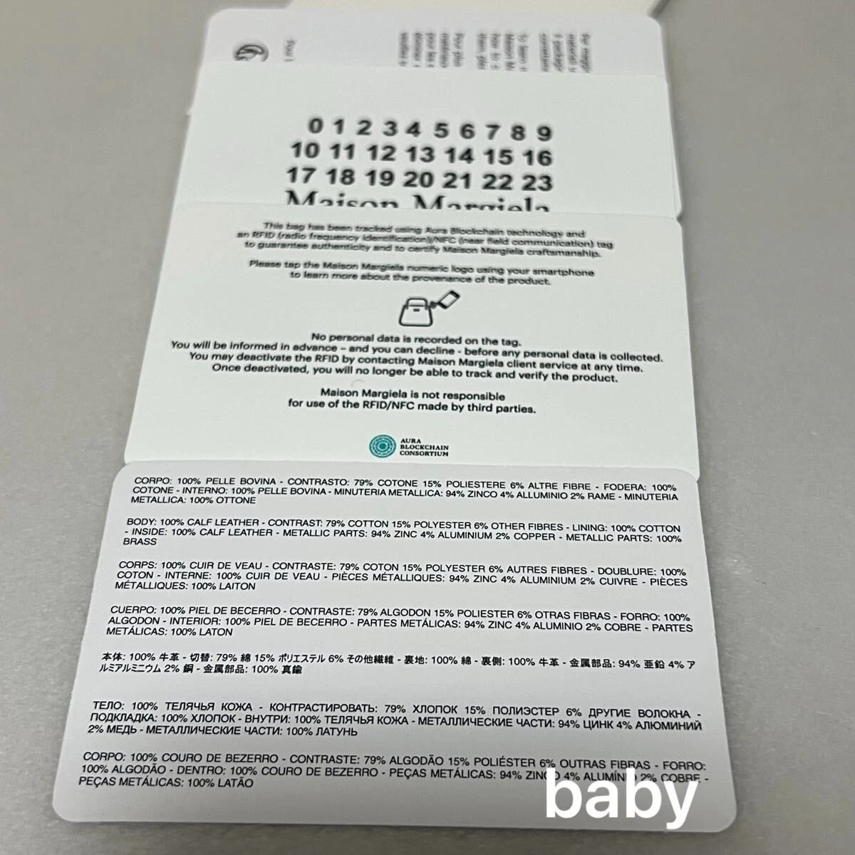 Nuova borsa a mano MAISON MARGIELA Maison Margiela 5AC mini borsa a  tracolla 2 vie s56wg0082