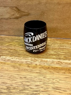 2002 Jack Daniels Bicentennial Ceramic Barrel Shaped Shot Glass