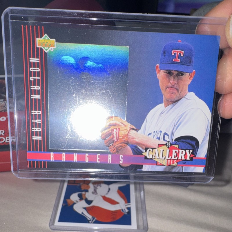 Upper Deck 1993 Gallery of Heroes Nolan Ryan Texas Rangers P30 MLB Insert Card