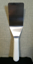 Dexter Basics P94851 USA Stainless Steel Spatula Turner White Poly Grip Handle