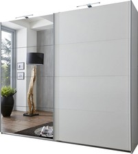 Schwebetürenschrank Ernie Kleiderschrank mit Spiegel Ausführung wählbar