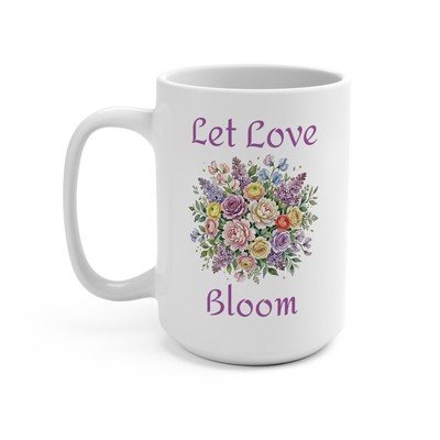 Copy of Let Love Bloom | Positive Quote T-Shirt, Pastel Clouds