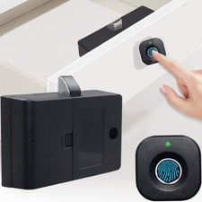 Fingerprint Cabinet Lock Keyless Child Safety Electric DIY for Home Office