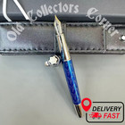 MONTBLANC Meisterstück Le Petit Prince Blue Wave Fountain Pen w Leather Case Fas — photo 1