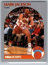 1990-91 NBA Hoops - Mark Jackson, Menendez Brothers Courtside #205 - EX-MT