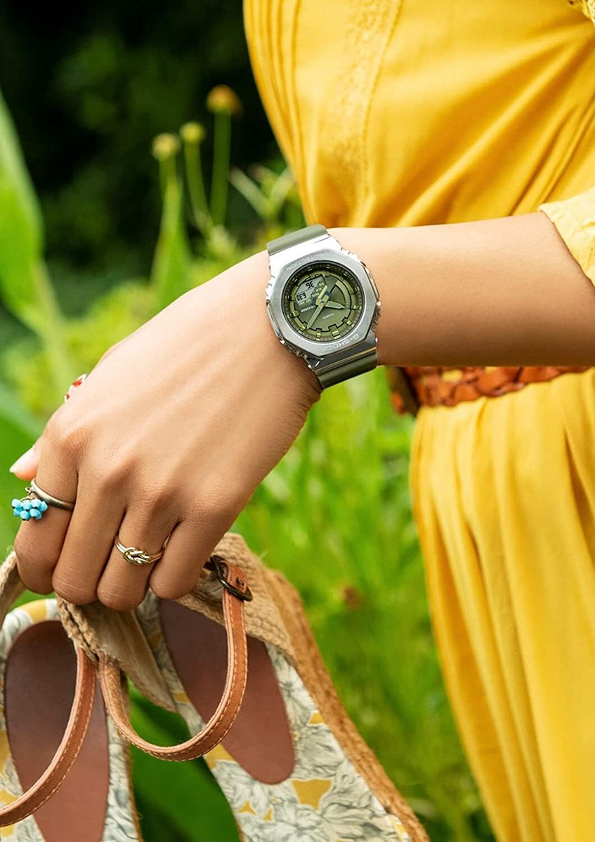 G-SHOCK GM-S2100-3AJF カーキグリーン カシオ CASIO GM-S2100-3AJF G-SHOCK Metal Covered Watch Green new