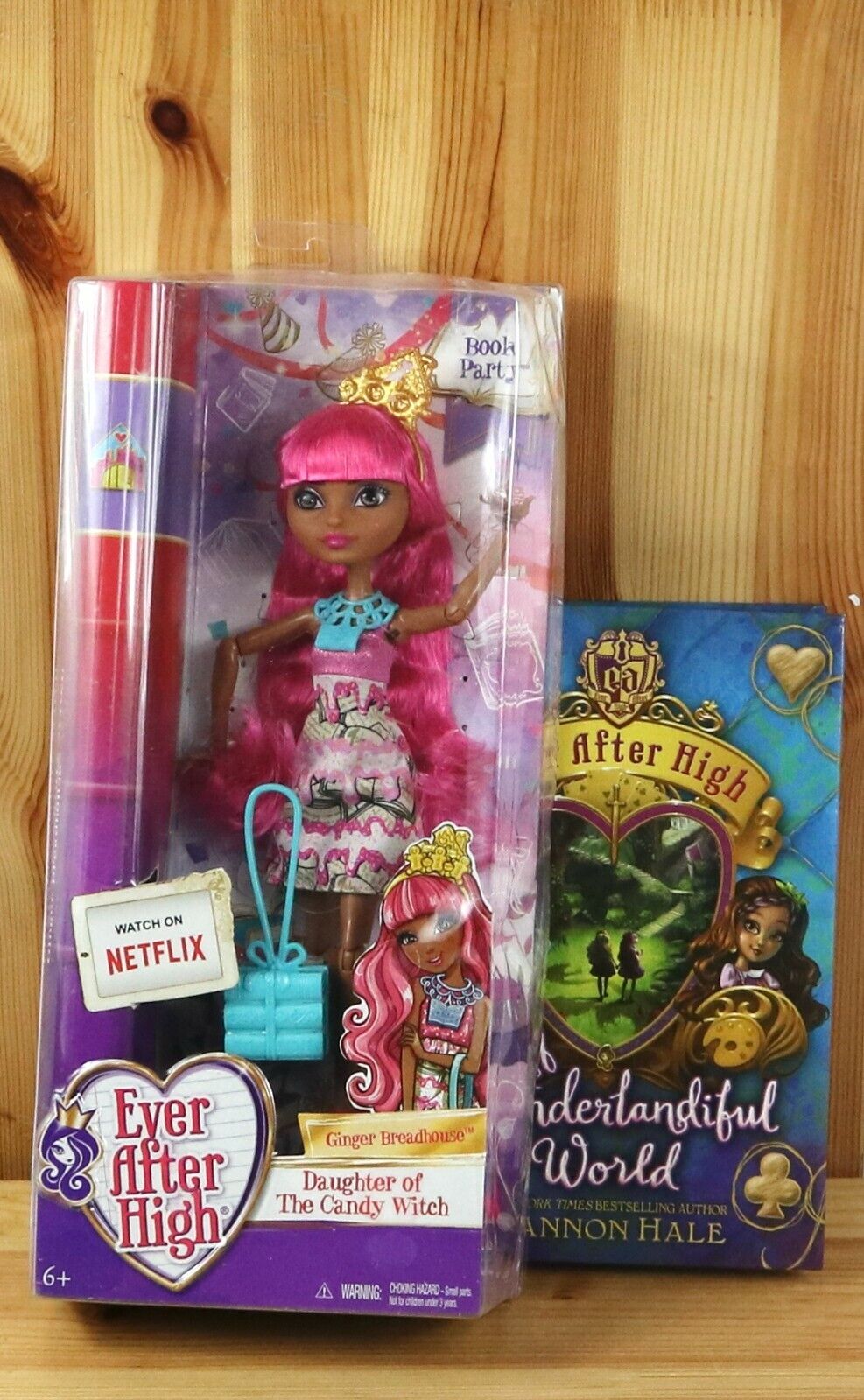 EVER AFTER HIGH GINGER BREADHOUSE DOLL BOOK PARTY With BOOK Wonderlandiful  World