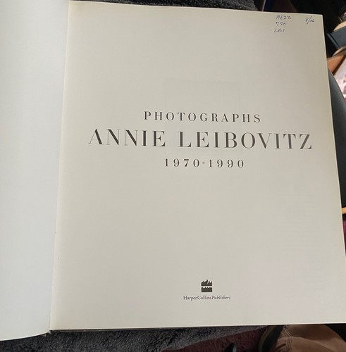Photographs 1970-1990 Annie Leibovitz First Printing in Dustjacket 1991 - Picture 5 of 6