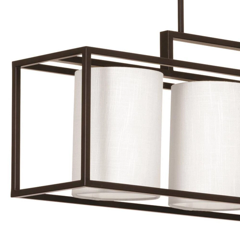 Lámpara de araña antigua isla bronce 3 luces colección provincia Progress Lighting Foto 3 de 3