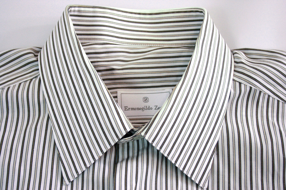 Ermenegildo Zegna チェックシャツ Mサイズ Ermemegildo Zegna 千鳥 チェック シャツ サイズ M - メルカリ