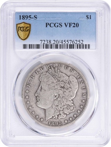 1895 S Morgan Silver Dollar PCGS VF-20 | eBay
