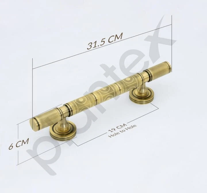Brass Main Door Pull Push Handles for Wooden & Glass Doors - Image 4 of 4