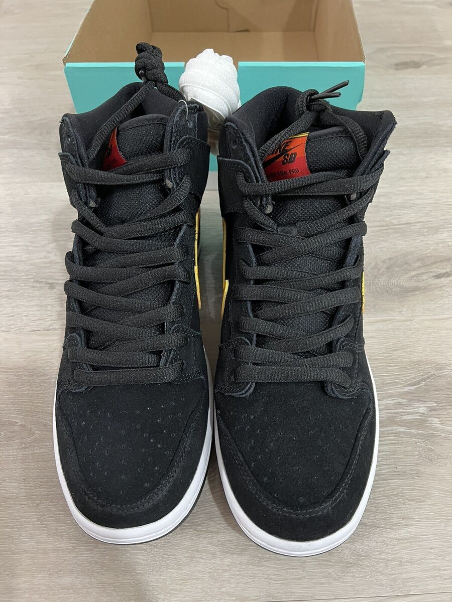 NIKE SB DUNK HIGH TRUCK IT PACK BLACK GOLD ORANGE BQ6826-003 NIKE SB DUNK HIGH TRUCK IT PACK BLACK GOLD ORANGE BQ6826-003