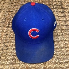 Chicago Cubs Hat Logo New Era 9FORTY MLB Baseball Blue Adjustable Dad Cap Vintag