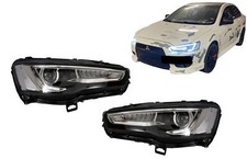 Scheinwerfer LED DRL für Mitsubishi Lancer 07-17 Dual Projector Dynamic Blinker