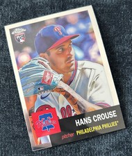 2022 TOPPS CHROME PLATINUM RC HANS CROUSE #172 RC BASEBALL  PHILLIES