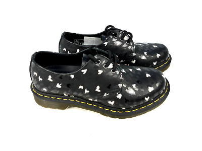 Dr. Martens Damen Custom Choas Hearts chwarz Docs Air Wair EUR 37 AF500