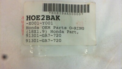Honda 91301-GA7-720 O-RING (18 X 1.9) NOS OEM ORING | eBay