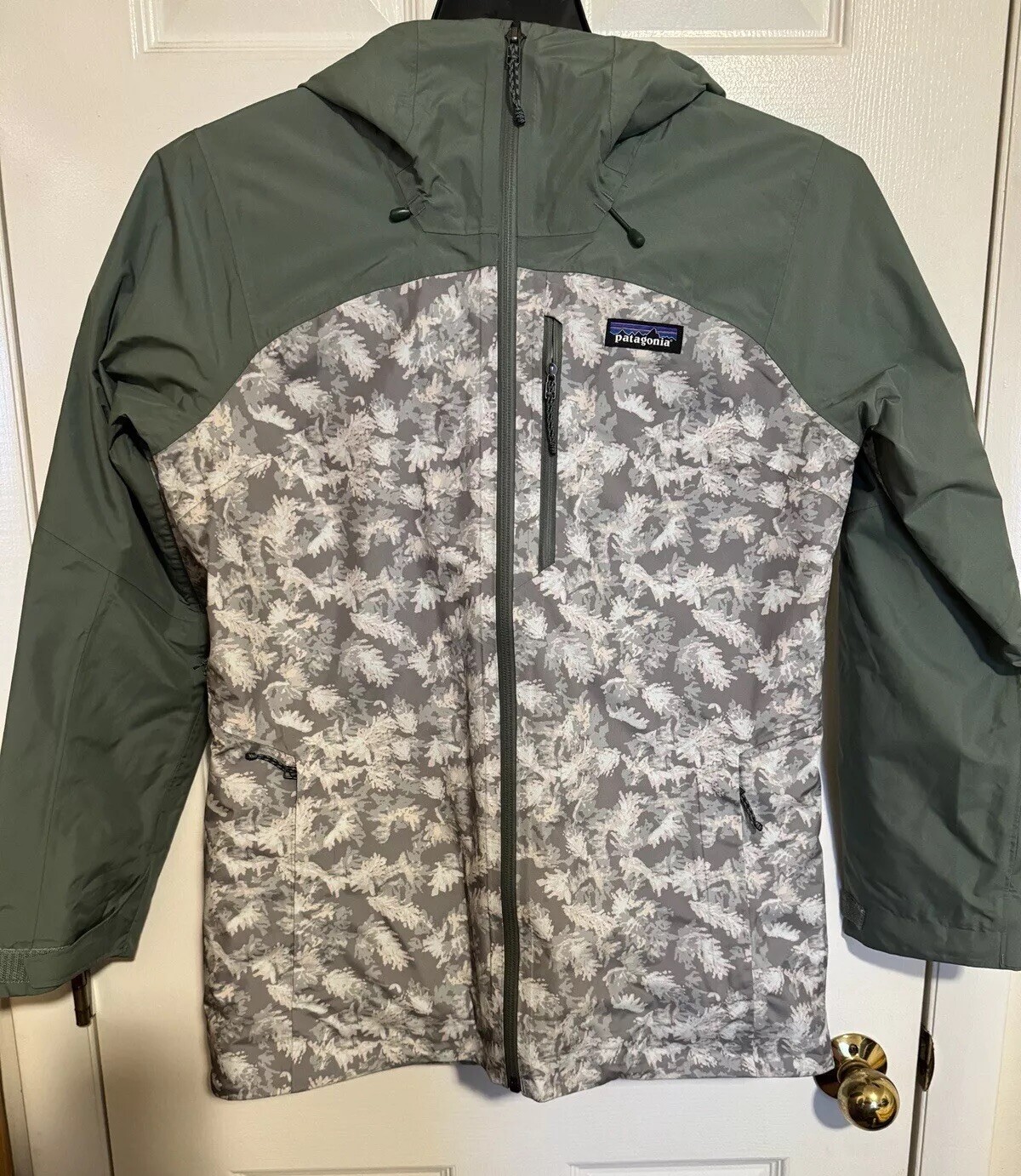 Patagonia $399 Womens XS Insulated Powder Town Full-Zip Jacket Hemlock Green NEW