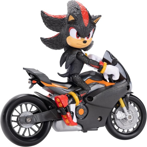 Sonic 3 Movie Shadow con Motocicleta 5" Juego Figura Licencia Oficial - Imagen 5 de 10