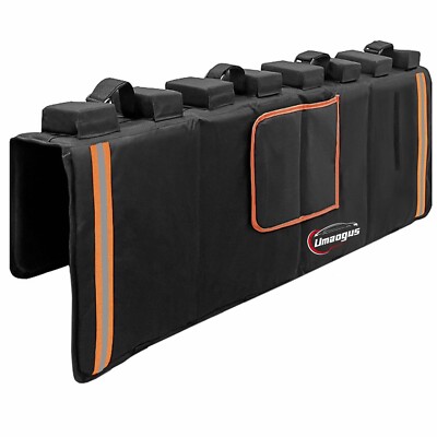 Tailgate Bike Pad, 52in Upgraded Thickened Groove Design Truck Tailgate Prote...