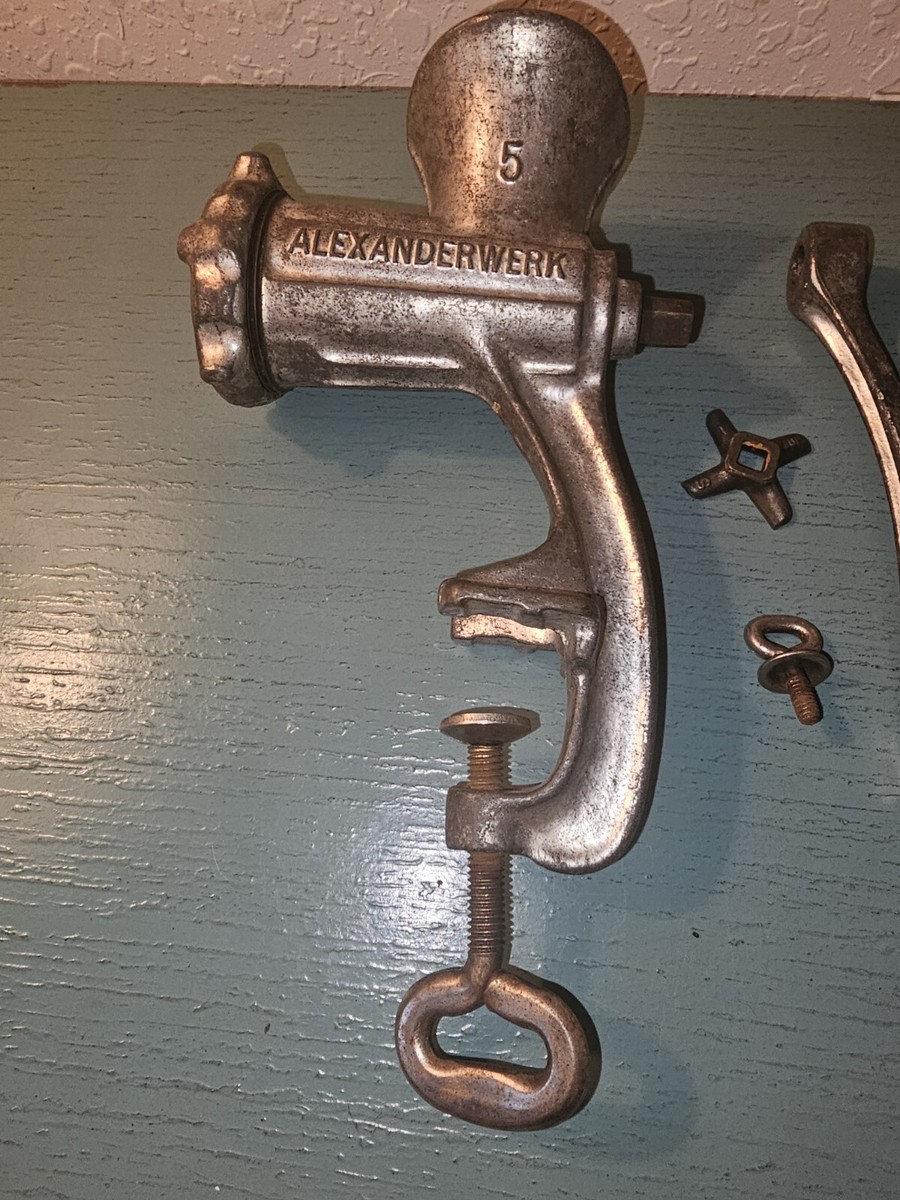 Antique Alexanderwerk #5 Meat Grinder Complete-Very Good | eBay