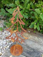 Edelrost SkizzenbäUmchen Auf StäNder Weihnachtsbaum Metall Christbaum Advent