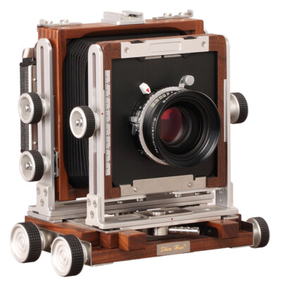 Shen Hao TFC69-A 6x9 Non-Folding Medium Format Camera Black Walnut Wood Bellows