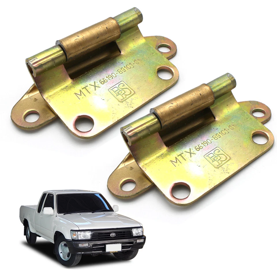 Conjunto de bisagras puerta trasera puerta trasera 2 piezas para camioneta Toyota Migthy-X Sr5 1988 1997 Foto 3 de 4