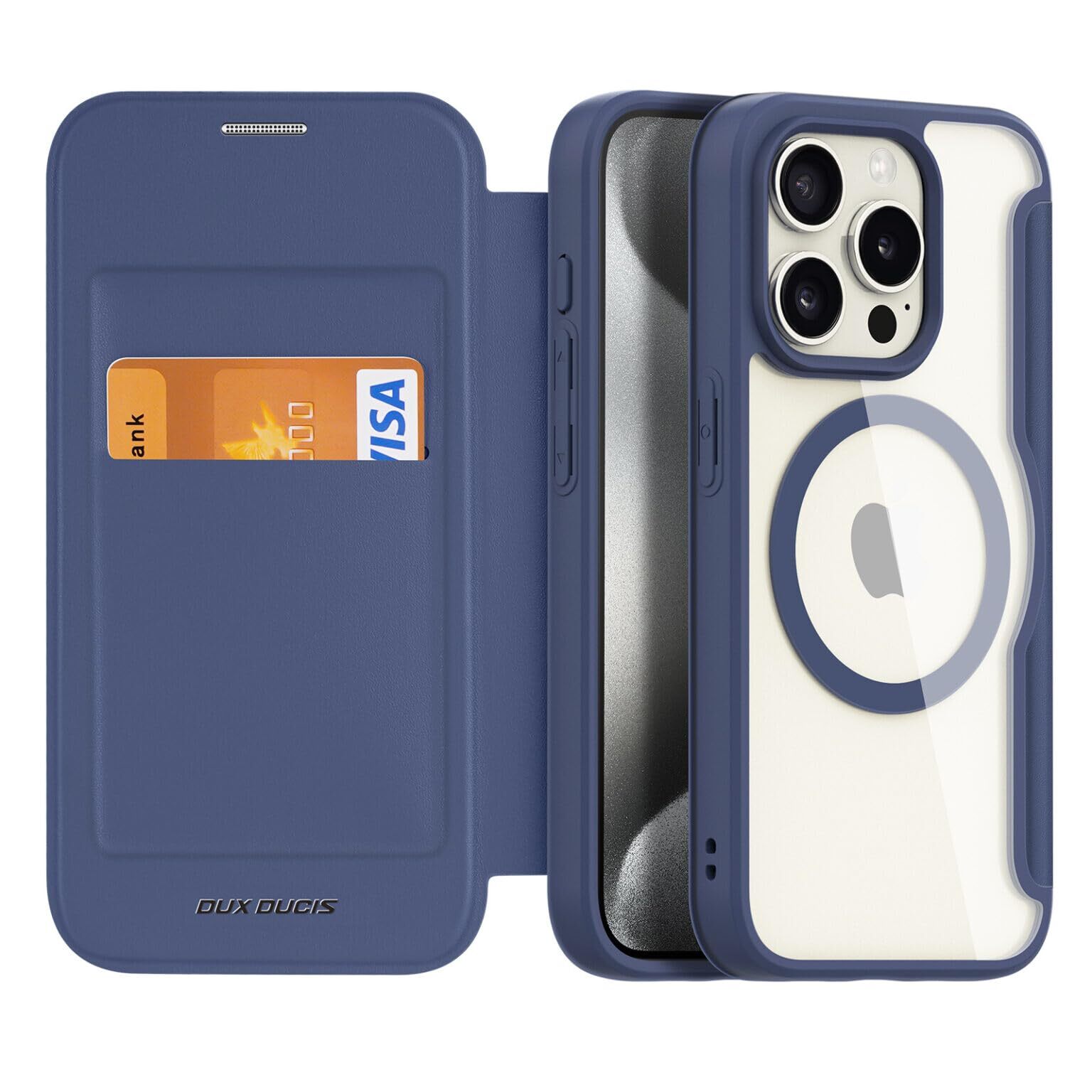 for iphone 15 Pro Max Case Magsafe Notebook Type 1 Card Storage iPhone 15 P 749