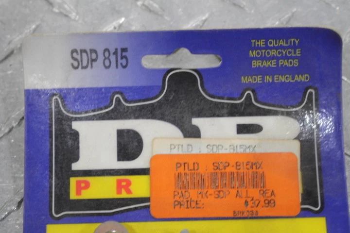 Yamaha YZ426F 2000 DP frenos pastillas de freno trasero SDP-815 N.O.S Foto 2 de 4