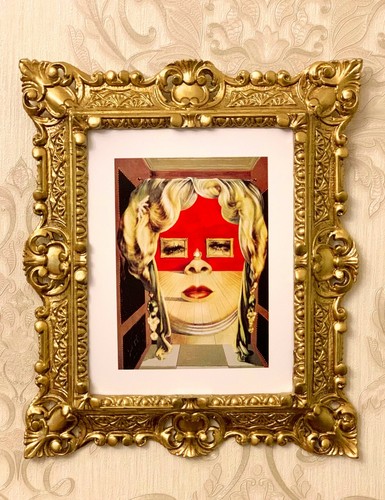 Salvador Dali Il volto di Mae West Gerahmtes Bild Barock Gesicht der Mae West - Bild 6 von 7