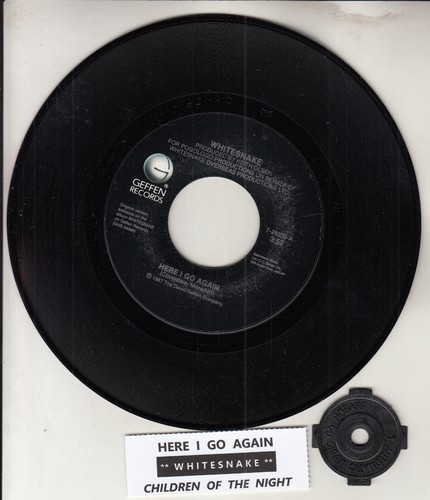 WHITESNAKE Here I Go Again PICTURE SLEEVE USA Press 7" 45 rpm vinyl record NEW - Picture 3 of 3