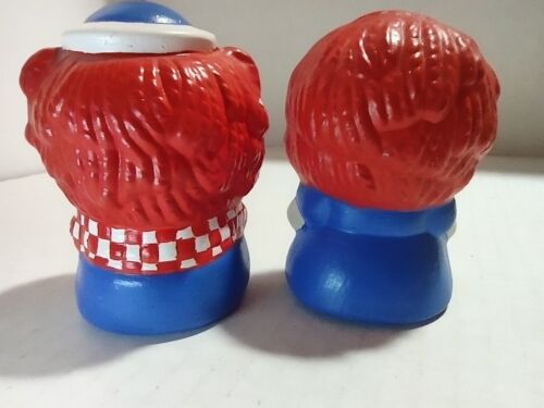 Estatuillas de cerámica de colección Raggedy Ann y Andy pintadas a mano piezas de aficionado - Imagen 3 de 12
