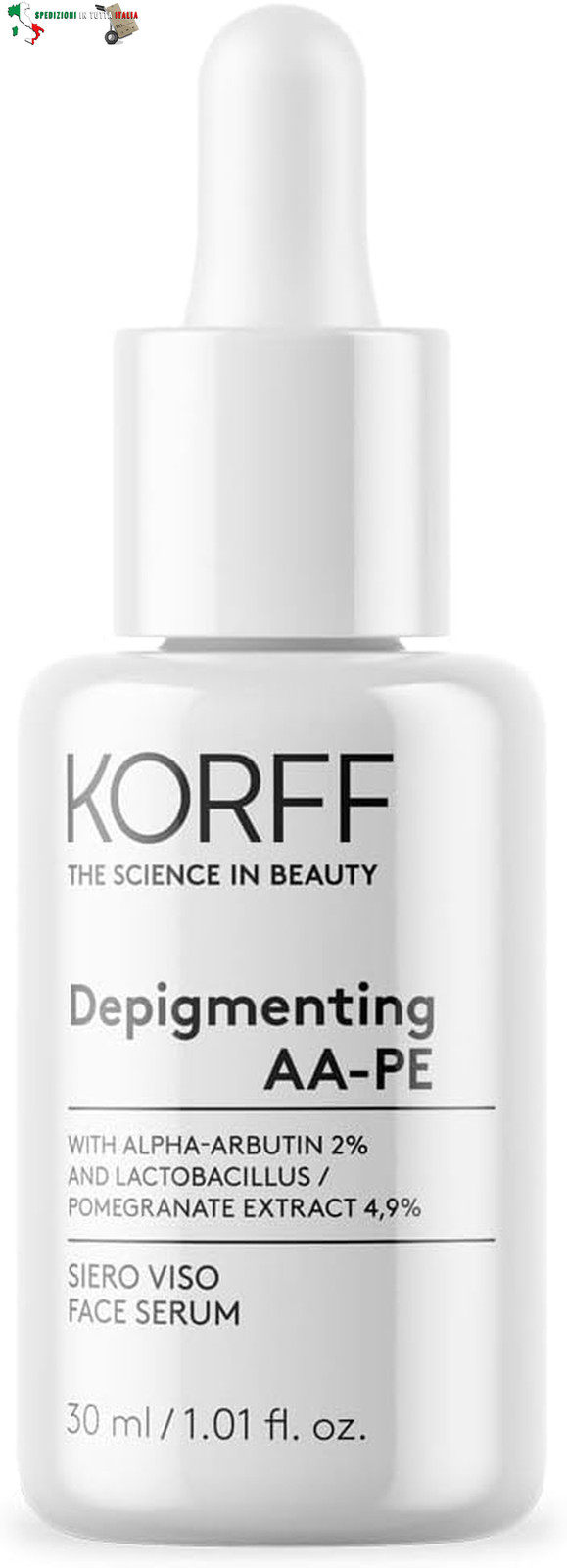 Korff AA-PE Siero Viso Antimacchie: La Scienza della Luminosità