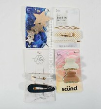 Lot of SCUNCI and HIVE  Co Barrettes  Bobby Pins  Jaw Clips  8 Pieces Total