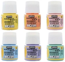 Pebeo Porcelaine 150 China Paint 45ml Bottle, Pastels, Choose Decorative Colors
