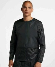 Nike Size S 100 Men's Sportswear Running Jacket Triple Black Limited Style