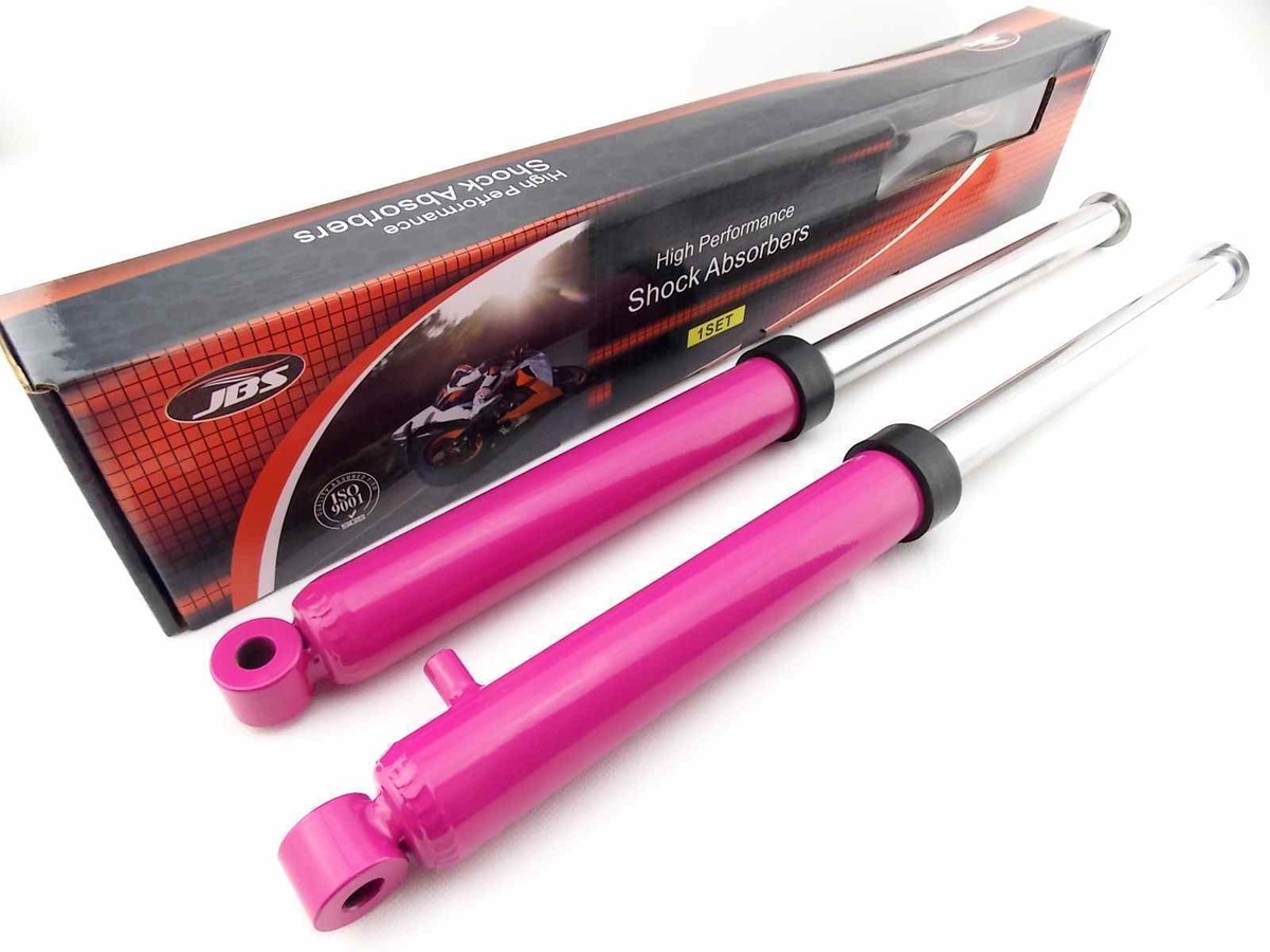 YAMAHA PW50 PEEWEE 81-15 JBS PINK FRONT FORK LEG SET LH RH