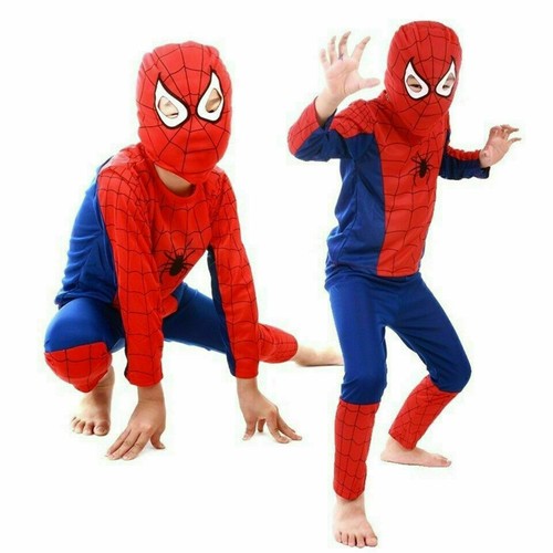 Costume supereroe per bambini festa cosplay tuta tute ragazzi carnevale abbigliamento IT - Foto 4 di 10