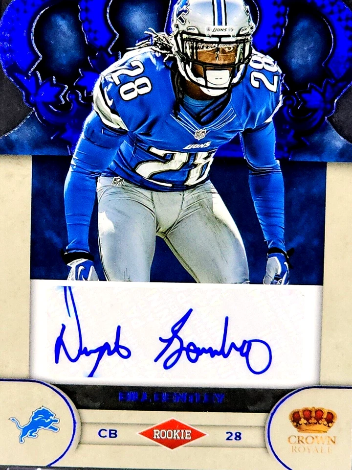 2012 Crown Royale Signatures Blue 34 Bill Bentley RC Rookie Auto Autograph #1 /5 - Image 3 of 4