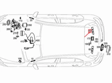 New Mercedes-Benz A W177 Rear Upper Antenna Amplifier A2139057100