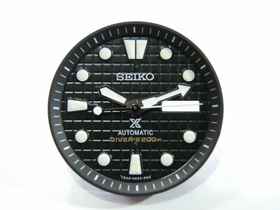 NEW BLACK KING TURTLE WAFFLE Prospex DIAL,HANDS LARGE DIVERS SKX007 /NH36 /4R36